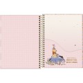 Foto ilustrativa Caderno Espiral Capa Dura Colegial 1 Matéria Pooh 80 Folhas