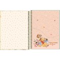Foto ilustrativa Caderno Espiral Capa Dura Colegial 1 Matéria Pooh 80 Folhas