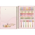 Foto ilustrativa Caderno Espiral Capa Dura Colegial 1 Matéria Pooh 80 Folhas