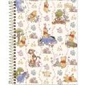 Foto ilustrativa Caderno Espiral Capa Dura Colegial 1 Matéria Pooh 80 Folhas