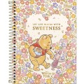 Foto ilustrativa Caderno Espiral Capa Dura Colegial 1 Matéria Pooh 80 Folhas