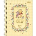 Foto ilustrativa Caderno Espiral Capa Dura Colegial 1 Matéria Pooh 80 Folhas