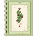 Foto ilustrativa Caderno Espiral Capa Dura Colegial 1 Matéria Scarlet 80 Folhas