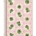 Foto ilustrativa Caderno Espiral Capa Dura Colegial 1 Matéria Scarlet 80 Folhas