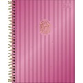 Foto ilustrativa Caderno Espiral Capa Dura Colegial 1 Matéria West Village Metalizado 80 Folhas