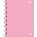 Foto ilustrativa Caderno Espiral Capa Dura Colegial 1 Matéria Zip Colors 80 Folhas