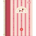 Foto ilustrativa Caderno Espiral Capa Dura Colegial 10 Matérias Brownie 120 Folhas