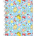 Foto ilustrativa Caderno Espiral Capa Dura Colegial 10 Matérias D+ 200 Folhas