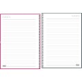 Foto ilustrativa Caderno Espiral Capa Dura Colegial 10 Matérias Lunix 160 Folhas