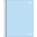 Foto ilustrativa Caderno Espiral Capa Dura Colegial 10 Matérias Zip Colors 160 Folhas