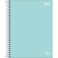 Foto ilustrativa Caderno Espiral Capa Dura Colegial 10 Matérias Zip Colors 160 Folhas