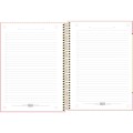 Foto ilustrativa Caderno Espiral Capa Dura Universitário 1 Matéria Amarena 80 Folhas