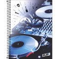 Foto ilustrativa Caderno Espiral Capa Dura Universitário 1 Matéria Flip+ Masculino 96 Folhas