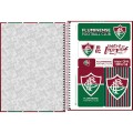 Foto ilustrativa Caderno Espiral Capa Dura Universitário 1 Matéria Fluminense 80 Folhas