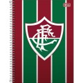 Foto ilustrativa Caderno Espiral Capa Dura Universitário 1 Matéria Fluminense 80 Folhas
