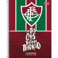 Foto ilustrativa Caderno Espiral Capa Dura Universitário 1 Matéria Fluminense 80 Folhas