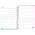 Foto ilustrativa Caderno Espiral Capa Dura Universitário 1 Matéria Holly 80 Folhas