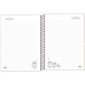 Foto ilustrativa Caderno Espiral Capa Dura Universitário 1 Matéria Ice Cute 80 Folhas