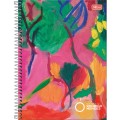 Foto ilustrativa Caderno Espiral Capa Dura Universitário 1 Matéria Instituto Rodrigo Mendes 80 Folhas