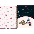 Foto ilustrativa Caderno Espiral Capa Dura Universitário 1 Matéria Minnie Core 80 Folhas