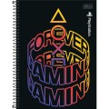 Foto ilustrativa Caderno Espiral Capa Dura Universitário 1 Matéria PlayStation 80 Folhas