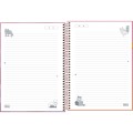 Foto ilustrativa Caderno Espiral Capa Dura Universitário 1 Matéria Purrfect Cats 80 Folhas