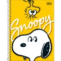 Foto ilustrativa Caderno Espiral Capa Dura Universitário 1 Matéria Snoopy 80 Folhas