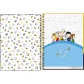 Foto ilustrativa Caderno Espiral Capa Dura Universitário 1 Matéria Snoopy Core 80 Folhas