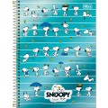 Foto ilustrativa Caderno Espiral Capa Dura Universitário 1 Matéria Snoopy Core 80 Folhas
