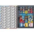 Foto ilustrativa Caderno Espiral Capa Dura Universitário 1 Matéria Sonic 80 Folhas