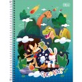 Foto ilustrativa Caderno Espiral Capa Dura Universitário 1 Matéria Spice Kids Masculino 80 Folhas