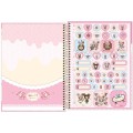 Foto ilustrativa Caderno Espiral Capa Dura Universitário 1 Matéria Tokidoki Donutella 80 Folhas