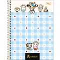 Foto ilustrativa Caderno Espiral Capa Dura Universitário 1 Matéria Tokidoki Moofia 80 Folhas