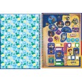 Foto ilustrativa Caderno Espiral Capa Dura Universitário 1 Matéria Toy Story 80 Folhas