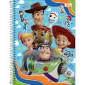 Foto ilustrativa Caderno Espiral Capa Dura Universitário 1 Matéria Toy Story 80 Folhas