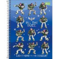 Foto ilustrativa Caderno Espiral Capa Dura Universitário 1 Matéria Toy Story 80 Folhas
