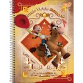 Foto ilustrativa Caderno Espiral Capa Dura Universitário 1 Matéria Toy Story 80 Folhas