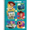 Foto ilustrativa Caderno Espiral Capa Dura Universitário 1 Matéria Toy Story 80 Folhas