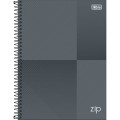 Foto ilustrativa Caderno Espiral Capa Dura Universitário 1 Matéria Zip 80 Folhas