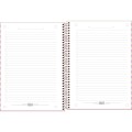 Foto ilustrativa Caderno Espiral Capa Dura Universitário 10 Matérias Amarena 160 Folhas