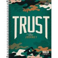 Foto ilustrativa Caderno Espiral Capa Dura Universitário 10 Matérias Bold One Masculino 160 Folhas