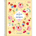 Foto ilustrativa Caderno Espiral Capa Dura Universitário 10 Matérias Charme 160 Folhas