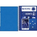 Foto ilustrativa Caderno Espiral Capa Dura Universitário 10 Matérias Cruzeiro 160 Folhas