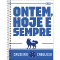 Foto ilustrativa Caderno Espiral Capa Dura Universitário 10 Matérias Cruzeiro 160 Folhas