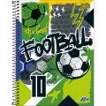 Foto ilustrativa Caderno Espiral Capa Dura Universitário 10 Matérias D+ 200 Folhas