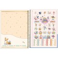 Foto ilustrativa Caderno Espiral Capa Dura Universitário 10 Matérias Doggy 160 Folhas