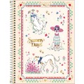 Foto ilustrativa Caderno Espiral Capa Dura Universitário 10 Matérias Doggy 160 Folhas