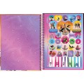 Foto ilustrativa Caderno Espiral Capa Dura Universitário 10 Matérias Guerreiras do KPop 160 Folhas