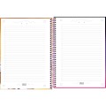 Foto ilustrativa Caderno Espiral Capa Dura Universitário 10 Matérias Guerreiras do KPop 160 Folhas