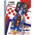 Foto ilustrativa Caderno Espiral Capa Dura Universitário 10 Matérias Hot Wheels 160 Folhas